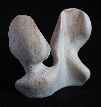 Balsawood carving sculpture 3D design