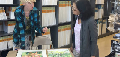 Lauryn Welch, Critique event at Blick in Cambridge, MA