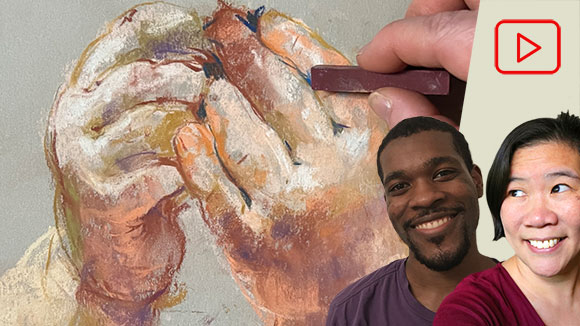 How to Draw BABY Hands in Soft Pastel