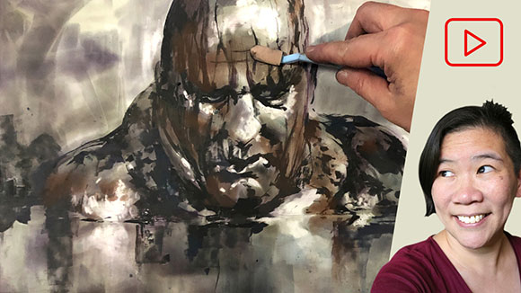 Clara Lieu, PanPastel Drawing