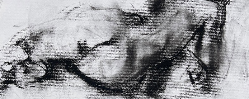 Figure Drawing: Charcoal, banner