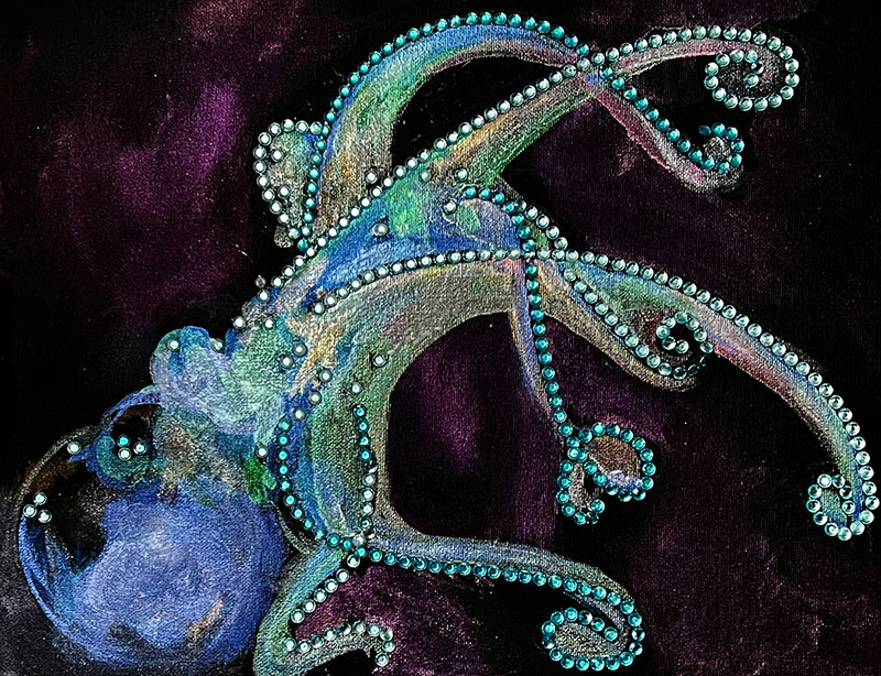 clara octopus bling