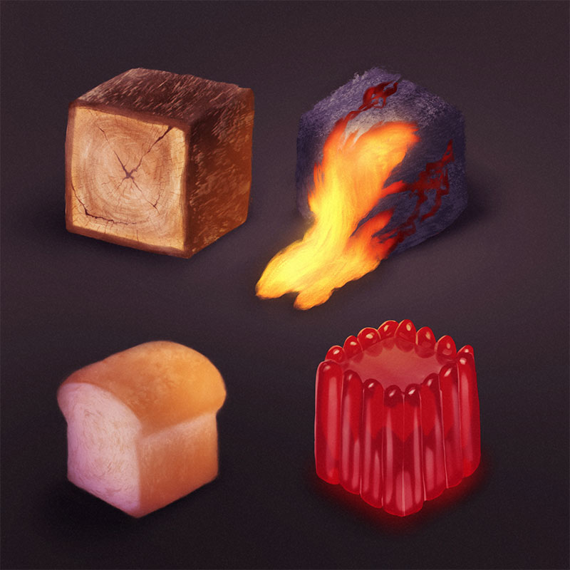 Digital Basics Premium Track Texture Cubes