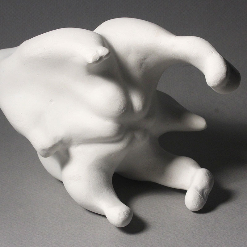 Gourd Plaster sculpture 3D form