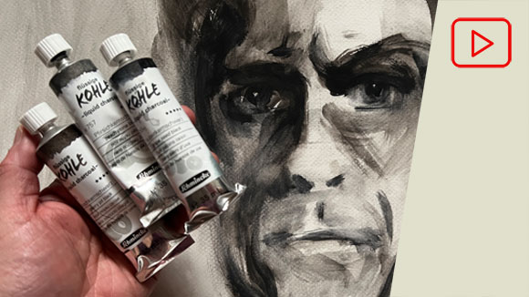 Liquid Charcoal drawing