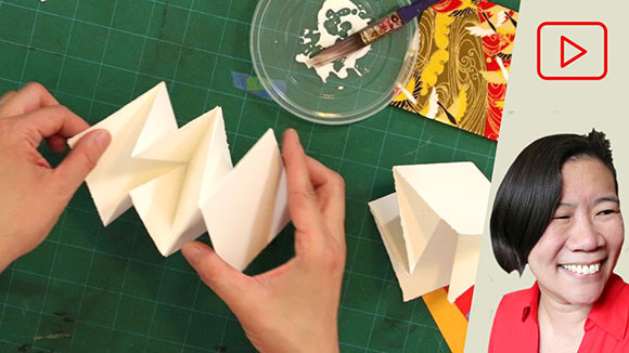 Artist Books: Lotus and Meandering Folds