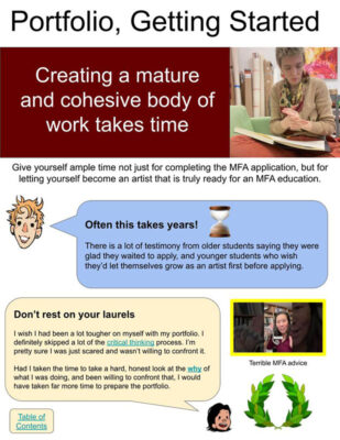 MFA ebook portfolios guide