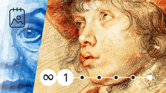 Peter Paul Rubens Portrait Drawing