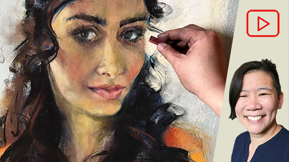 Soft Pastel Drawing, Clara Lieu