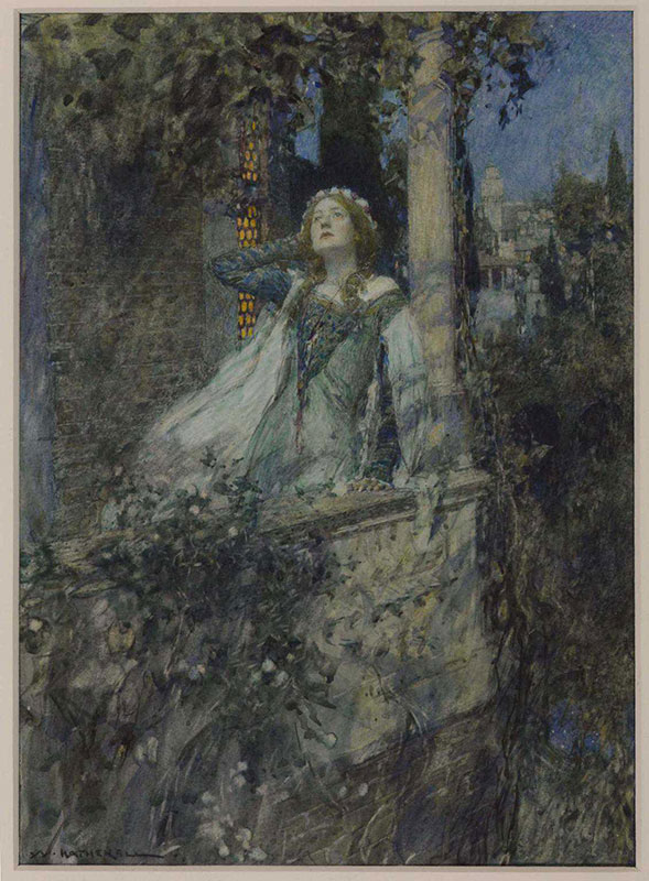 William Hatherell: O, Romeo, Romeo, Wherefore Art Thou Romeo? (c.1912)